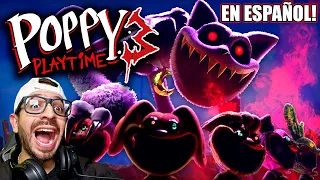 EL VERDADERO CATNAP ES UN NIÑO! | Poppy Playtime 3 en Español | Videoreaccion Trailer 2