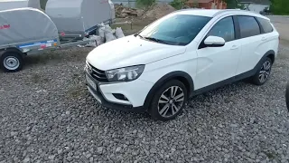 Lada Vesta SW Cross 1.8 115 000 км , сколько масла сожрала, небольшой отчет.