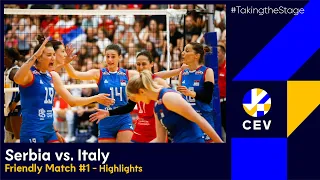 Serbia vs Italy I International Women's Volleyball Friendly Match I Highlights