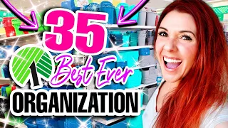 🌟 35 CHEAP WAYS TO GET ORGANIZED! (Best Ever DOLLAR TREE Organization)