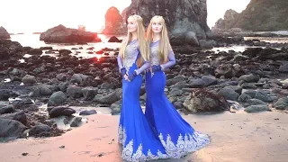 LIGHT ELVES (Ljósálfar) - Original Song - Harp Twins, Camille and Kennerly