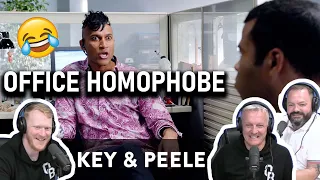 Key & Peele - Office Homophobe REACTION!! | OFFICE BLOKES REACT!!