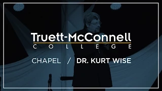 Chapel Spring 2015: Dr. Kurt Wise (The Genesis Lectures)