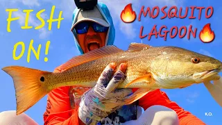 Best Way To Catch Redfish, Snook, Trout At Mosquito Lagoon! (Saltwater Kayak Fishing)