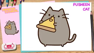 How to draw Pusheen Cat 3