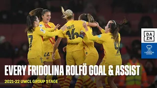 Every Fridolina Rolfö Goal And Assist Of The 2021-22 UWCL Group Stage