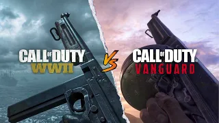 COD Vanguard vs COD WW2 - Side By Side Attention To Detail - Sounds & Weapon Reload Animation