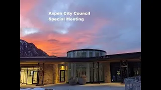 8/29/22 Aspen City Council (CoA) Special Meeting