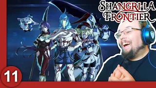 Shangri-La Frontier — episode 11 — Song of The Divine Blacksmith — blind reaction