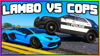 GTA 5 Roleplay - LAMBO vs COPS (INSANE GETAWAY) | RedlineRP