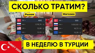 Цены на рынке и цены в магазине январь 2024. Турция 2024. Сравни и ты...