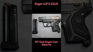 Ruger LCP II 22LR - 50 Yard Target #shorts