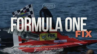 Formula One x Water race (AI generated video and text)