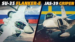 Su-35 Flanker-E Vs Gripen | Hypersonic Missiles / Meteors | Digital Combat Simulator | DCS |