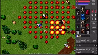 Old Tibia - Rare Video recorded by Exequter MS 173 (Nova 2006 7.6)