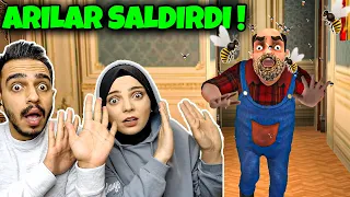 KIZGIN KOMŞUYA ARILAR SALDIRDI! | SCARY STRANGER 3D