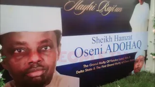 At The 8 Days Fidau Prayer Of Sheikh Hamzat Oseni In Ikirun, Osun State