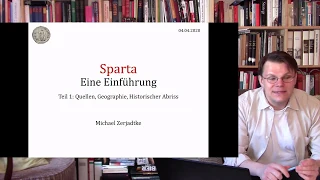 Einführung Sparta 1: Quellen, Geographie und Geschichte - Vorlesung Griechische Geschichte