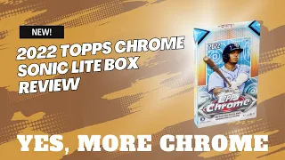 WE BEAT THE ODDS! | 2022 Topps Chrome Sonic Lite Box Review and Unboxing