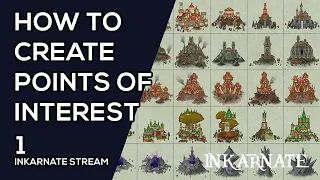 How to Create Points of Interest | Inkarnate Stream