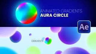 🟡 Animated Gradient Aura Circle 🟣 After Effects Tutorial