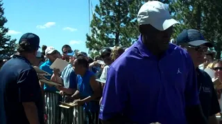 Michael Jordan signing at Lake Tahoe golf event, 2012