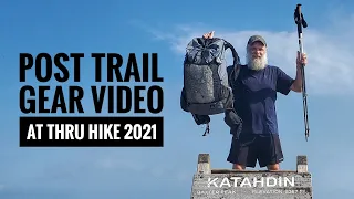 Gear Video, Post Appalachian Trail Thru Hike 2021