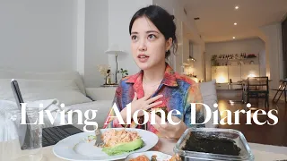 Living Alone Diaries | What I Eat in a Day (simple and easy meals)