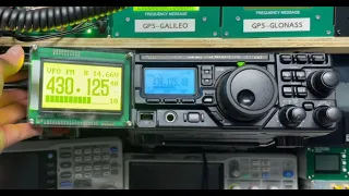 TA-0313: Yaesu FT-897 FT-857 External CAT Display maybe also for FT-817 FT-818