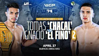 WGP 74: Tomas 'Chacal' Aguirre vs Ignacio 'El Fino' 2 - PRELIMS