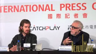 Martin Scorsese on 'Silence'  "I wasn't ready at that time." 20150504 'Silence' Press Conference