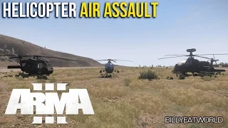 ARMA 3 (PC) - Helicopter Air Assault - AI Tutorial (DUWS Modified)