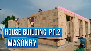 Building a House | part 2 Masonry | house construction documentary | German technology