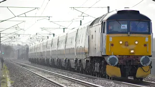 ROG 47 813 + GC MK4s tone salutes past Frinkley Lane level crossing (Grantham) | 25 | 02 | 21