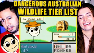 CASUALLY EXPLAINED: Dangerous Australian Wildlife Tier List - Reaction!