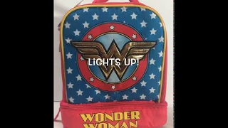 Wonder Woman Lunch Bag with Lights