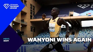 Emmanuel Wanyonyi starts 800m title defence with win in Marrakech - Wanda Diamond League 2024