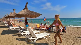 【4K】BEACH WALK EFORIE NORD 2020 Discover the Black Sea Sunny Beaches - Plaja in Romania (Part 5)