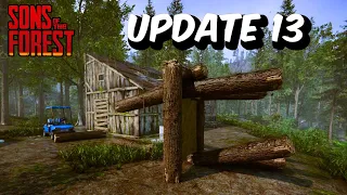 Update 13 New Items and New Glitches | Sons of The Forest