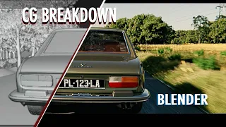 Blender Realistic Car Chase - CG / VFX Breakdown - « The French James Bond »