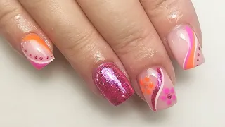 WATCH ME WORK: Client BIAB Infill with New Gel Polish Design