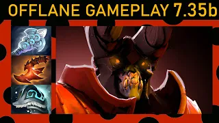 ✨charlie Doom 83% Kill participation! Offlane Gameplay 7.35b - Dota 2 Top MMR