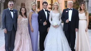 Donald Trump's daughter/ Tiffany Trump & Michael Boulos/wedding moments honeymoon/lebanese wedding