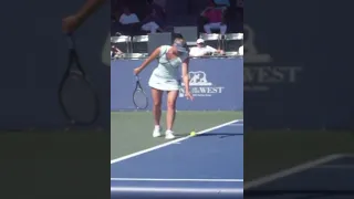 Maria Sharapova first serve scream tennis match #mariasharapova #tennis