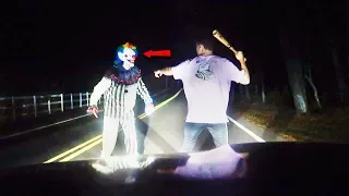 HUNTING KILLER CLOWNS ON CLINTON ROAD (HE ATTACKED ME)
