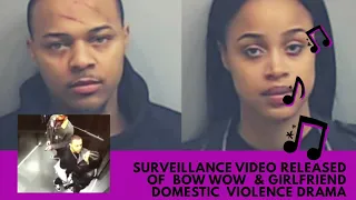 Surveillance of Lil Bow Wow in elevator Arguing with Girlfriend before the Fight , people React