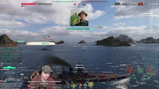 THE BEST SOUNDING GUNS INGAME AND MY FAVORITE SHIP - Shikishima in World of Warships - Trenlass