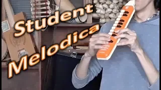 Hohner Melodica Student orange Sound test - "Something"