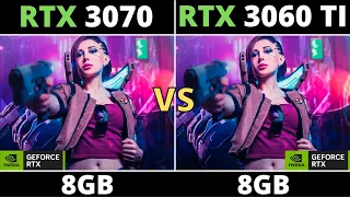 RTX 3070 VS RTX 3060 TI IN 2023 - TEST IN 15 GAMES 1080p 1440p