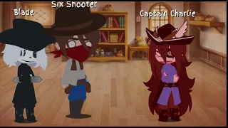 *title go BUURRRR* ||Puppet Master||Gacha Club||ft. Six Shooter, Blade, and Captain Charlie(my OC)